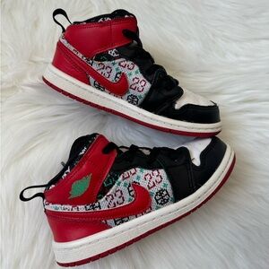 Jordan Kids Sneakers - Red, Black, White